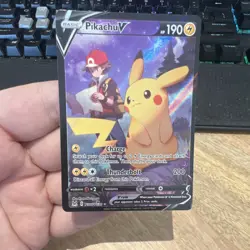 Pokemon Pikachu V Full Art Ultra Rare Holo TG16/TG30 Lost Origin Trainer Gallery - Image 1