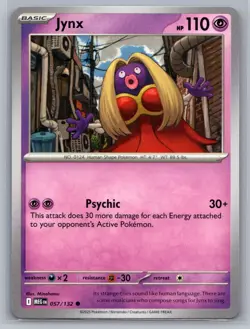Pokemon TCG ME01: Mega Evolution Jynx 057/132 - Image 1