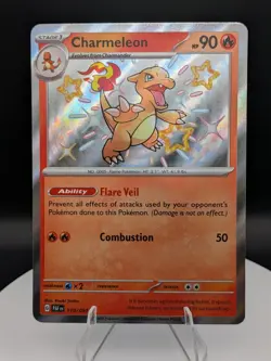 Pokemon TCG: Paldean Fates: 110/091: Chameleon Baby Shiny Holo Rare (NM) - Image 1