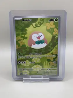 Pokemon TCG Perfect Order Rowlet 90/88 Illustration Rare NM - Image 1