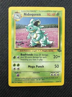 Lot (3) - Jungle Rare 1999 Pokemon - Snorlax, Nidoqueen, Kangaskhan - Image 5