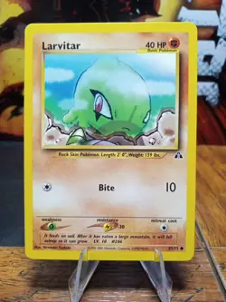 2000 Pokemon Neo Discovery Larvitar #57 VLP - Image 1