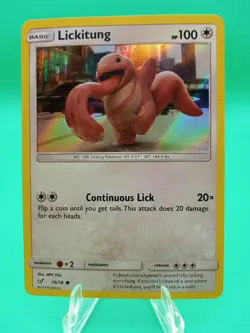 2019 Pokemon Detective Pikachu Lickitung #16 Extremely LP - Image 1