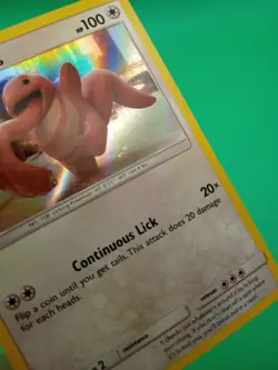2019 Pokemon Detective Pikachu Lickitung #16 Extremely LP - Image 3