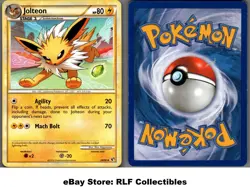 2010 Pokemon, HGSS Undaunted, #28/90 Jolteon, Uncommon - Image 1