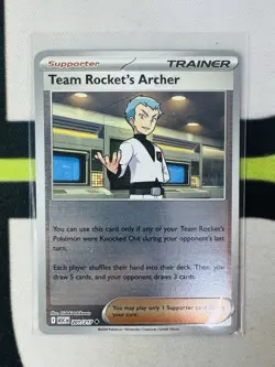 Pokemon TCG - Ascended Heroes - (Reverse Holo) - Team Rocket’s Archer - 201/217 - Image 1