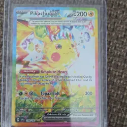 Pokemon Pikachu EX Tera 238/191 Surging Sparks Special Illustration Rare Holo - Image 1