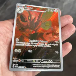 Pokemon TCG Obsidian Flames Scizor 205/197 Holo Illustration Rare - Image 1