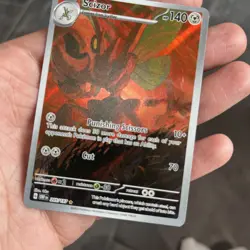 Pokemon TCG Obsidian Flames Scizor 205/197 Holo Illustration Rare - Image 4
