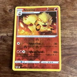 Arcanine 020/195 Pokemon Silver Tempest Reverse Holo Rare Near Mint - Image 1