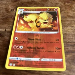 Arcanine 020/195 Pokemon Silver Tempest Reverse Holo Rare Near Mint - Image 2