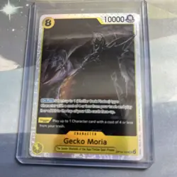 Gecko Moria Foil The Azure Sea's Seven Super Rare OP14-104 One Piece CCG - Image 1