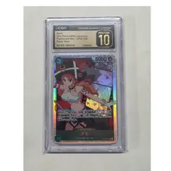 Bandai CGC Pristine 10 Nami Super Rare One Piece Paramount War OP02-036 Japanese - Image 1