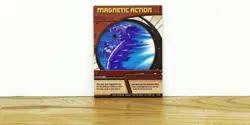 New BAKUGAN Ability Card MAGNETIC ACTION BA220-AB-SM-GBL 2008 SM/SEGA 25/48b - Image 1