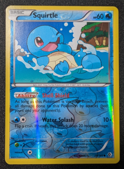 Pokemon Squirtle 29/149 Boundaries Crossed Reverse Holo Card NM - Image 1