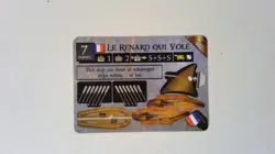 Vintage WizKids Pirates of the Spanish Main Flying Fox 206 French Ship Card 2004 - Image 1