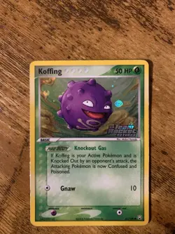 Pokemon Koffing 61/109 EX Team Rocket Returns Reverse Holo Card 50 HP English - Image 2