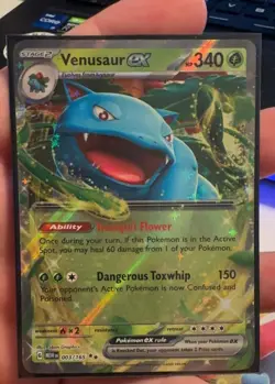 Venusaur ex 003/165 Holo NM Pokemon Card SV Scarlet & Violet 151 - Image 1