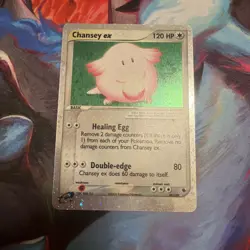 Pokemon Chansey EX TCG Holo Ultra Rare Card Ruby and Sapphire 96/109 - Image 1