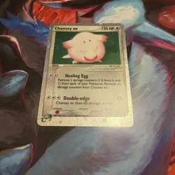 Pokemon Chansey EX TCG Holo Ultra Rare Card Ruby and Sapphire 96/109 - Image 2