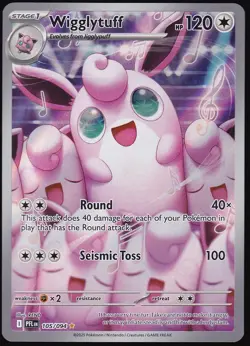 Wigglytuff 105/094 - Illustration Rare - Phantasmal Flames - Pokemon Card - Image 1