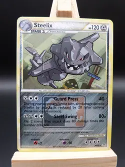Pokemon Promo Card : Steelix 24/95 (Pokesquare / Crosshatch)(HS Unleashed) - Image 1