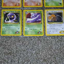 Pokemon TCG Nintendo Wizards 45 Card Lot Gym Challenge Heroes Koga Sabrina - Image 3