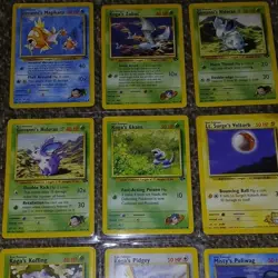 Pokemon TCG Nintendo Wizards 45 Card Lot Gym Challenge Heroes Koga Sabrina - Image 5