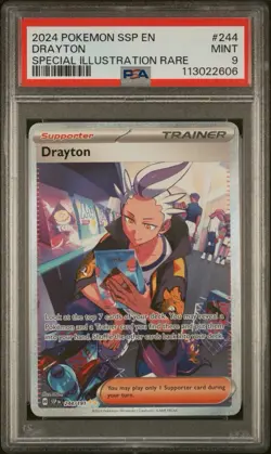 Pokemon TCG Surging Sparks Drayton Card 244/191 Special Illustration Rare - Image 1