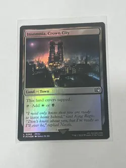 Insomnia, Crown City - Foil - Final Fantasy #0282 MTG Magic The Gathering FFXV - Image 1