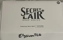 MTG Secret Lair - NOT A WOLF Magic Gathering Summer 2024 - New Sealed (Foil) - Image 1