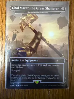 SECRET LAIR FOIL Ghal Maraz, the Great Shatterer - Loxodon Warhammer NM - Image 1