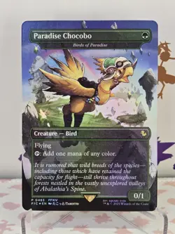 Paradise Chocobo - Birds of Paradise (Borderless) Commander: Final Fantasy Foil - Image 1