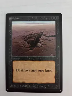Sinkhole Limited Edition - Beta Edition Regular - Magic The Gathering - Image 1