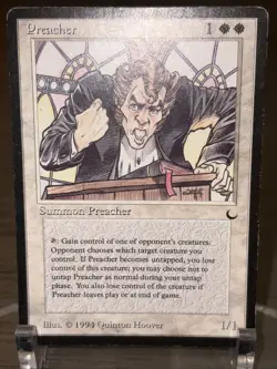 Magic: The Gathering MTG Preacher The Dark LP (B) 🔥 - Image 3