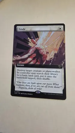 MTG Erode Extended Art Secrets of Strixhaven #310 SOS Magic the Gathering - Image 1