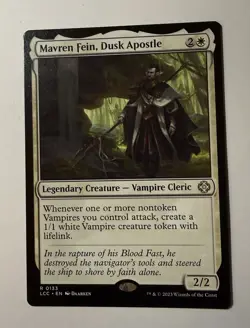 Mavren Fein, Dusk Apostle 133 R Normal LCC MTG NM - Image 1