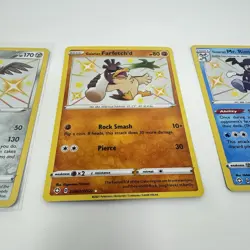 2021 Pokemon Shining Fates Shiny Vault 3 Card Lot Mr Rime Farfetch'd Corviknight - Image 3