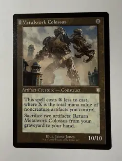 Metalwork Colossus (Retro Frame) #147 (NM) Brothers' War BRC Magic MTG - Image 1