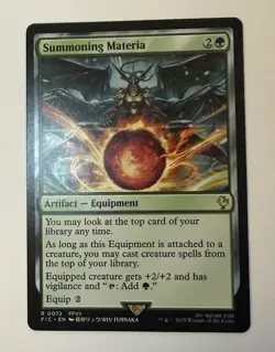 Summoning Materia 72 R Normal FIC MTG NM - Image 1