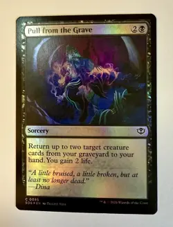 Pull from the Grave (Foil) - 0095 - Secrets of Strixhaven SOS - NM/M MTG - Image 1