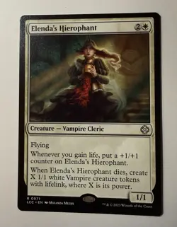 Elenda's Hierophant 71 R Normal LCC MTG NM - Image 1