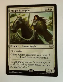 Knight Exemplar #192 ** (NM) - Commander: March of the Machine MTG - Image 1