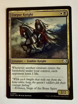Corpse Knight #321 (NM) March of the Machine MOC Magic MTG - Image 1