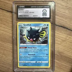 Pokemon Qwilfish 051 - Sword & Shield - Guinness World Record holder - 1 of 1 - Image 1