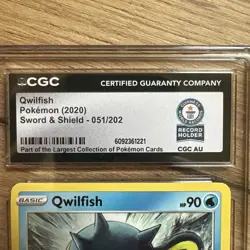 Pokemon Qwilfish 051 - Sword & Shield - Guinness World Record holder - 1 of 1 - Image 2