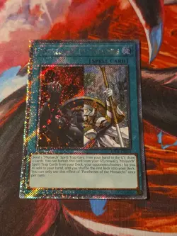 Yu-Gi-Oh Pantheism of the Monarchs RA04-EN261 Platinum Secret Rare 1st Edition - Image 1