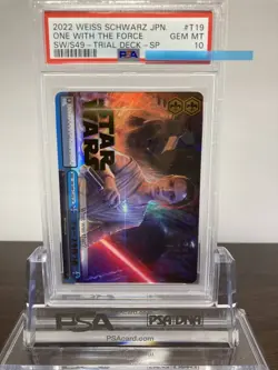 Weiss Schwarz Star Wars PSA 10 Foil Stamp Card SW-S49-T19Sp - Image 1