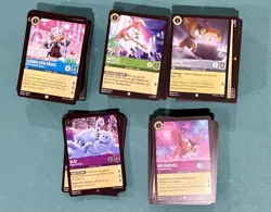 Disney Lorcana - Azurite Sea - 370-Card Bulk Lot - 350 Base / 20 Cold Foil - Image 1