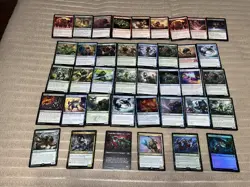 MTG FROGS + TOADS themed Magic The Gathering Card Lot+ BONUSES - Image 1